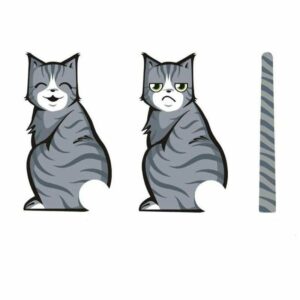 Reflective Cartoon Cat Car Stickers