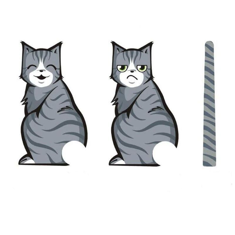 9209-cc6fb8.jpeg Reflective Cartoon Cat Car Stickers