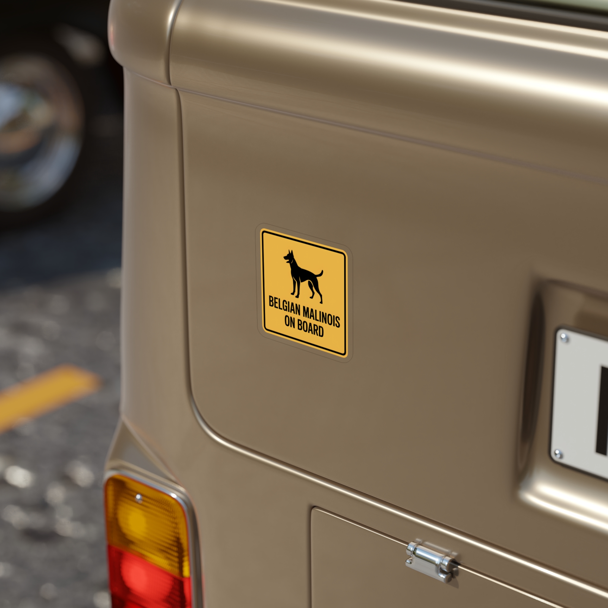Belgian Malinois On Board Sticker, K9 Dog Car Decal, Protection Dog Sign, Police Dog Sticker, Waterproof Outdoor Vinyl - Image 5