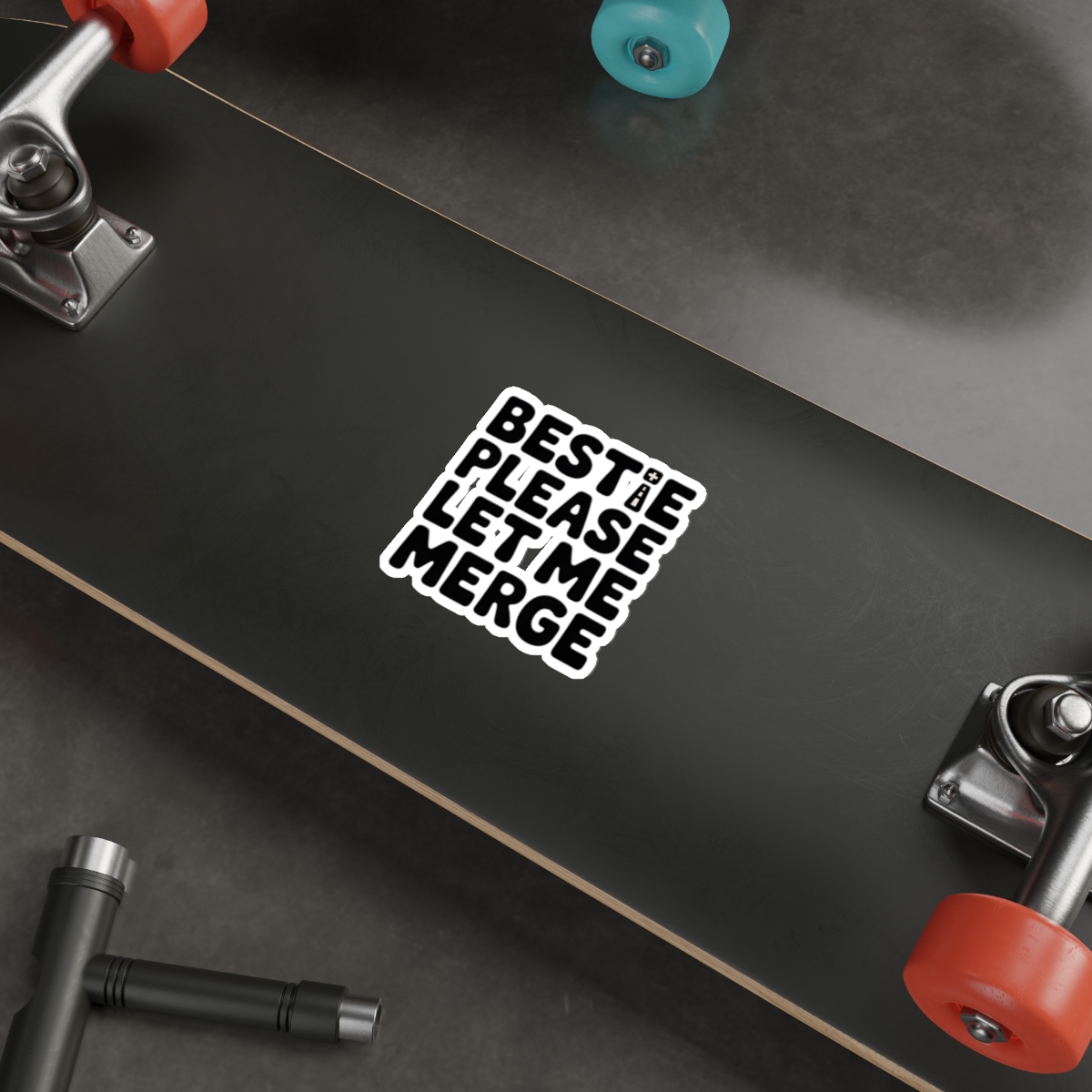 Bestie Please Let Me Merge Funny Car Sticker Cute Driver Meme Decal - Image 11