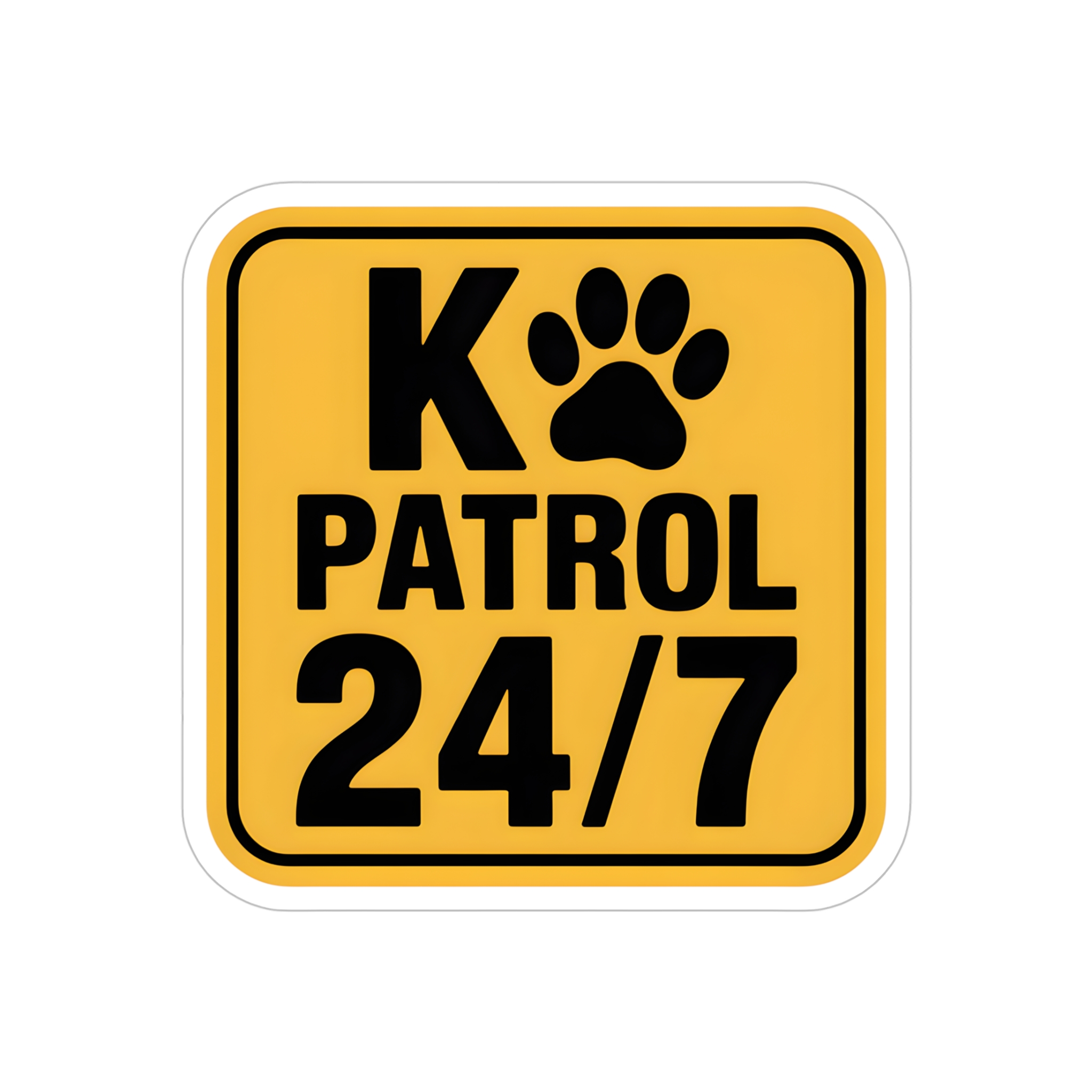 K9 Patrol 24/7 Sticker, Guard Dog Warning Decal, German Shepherd Security Sign, K9 Unit Car Window Sticker - Image 10