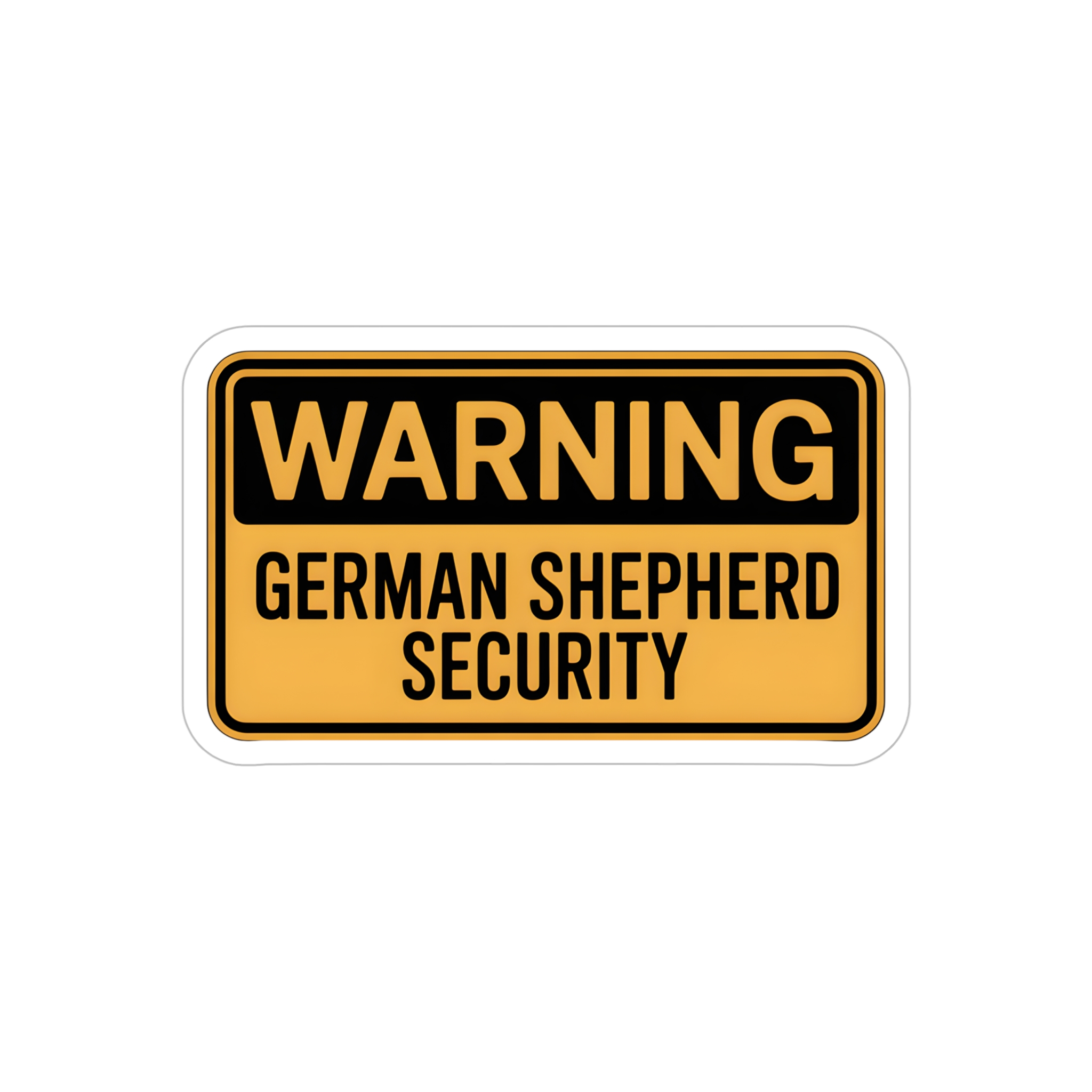 Warning German Shepherd Security Sticker, Guard Dog Warning Car Window Decal - Image 13