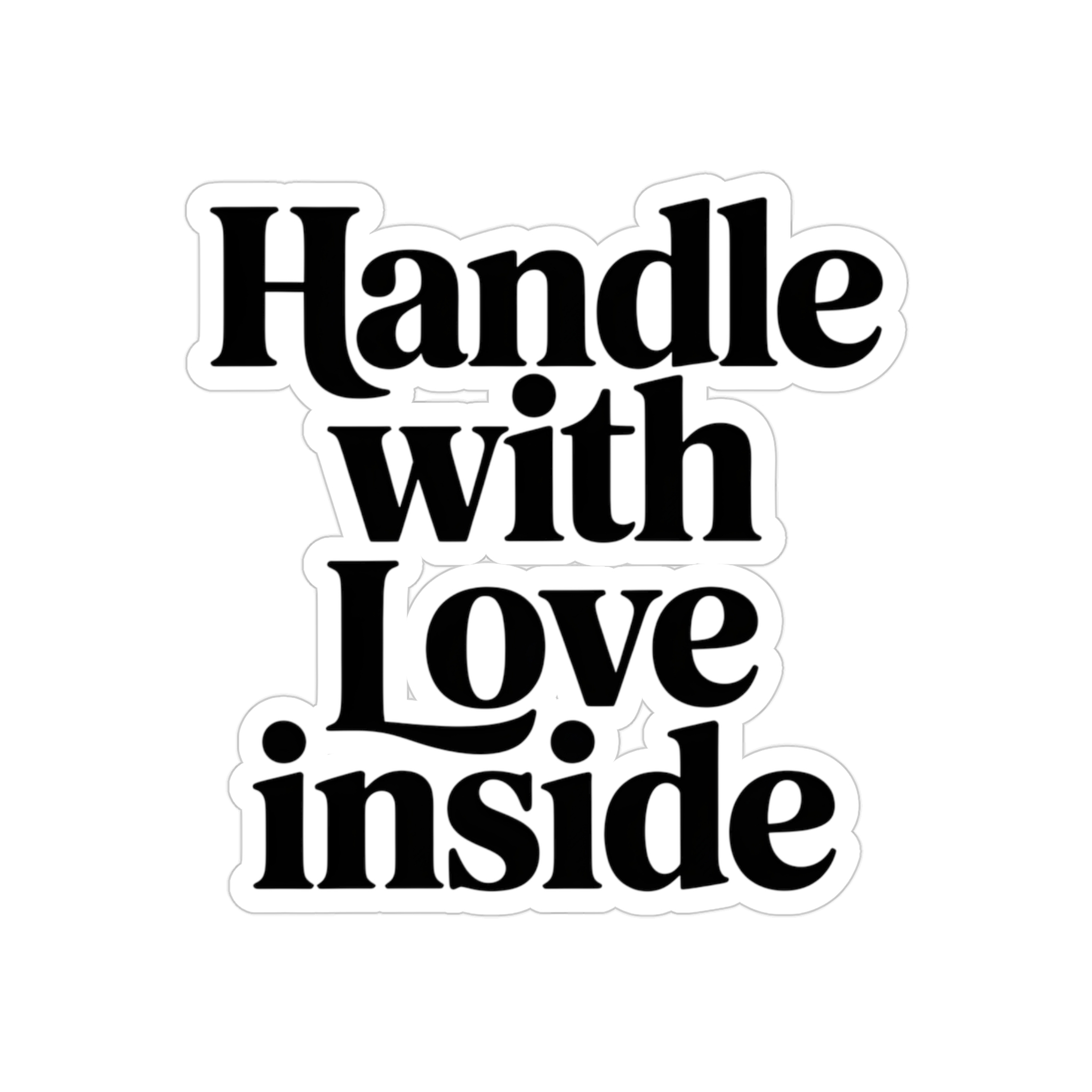 Handle With Love Inside Decal, Baby Safety Car Sticker, Cute Minimal Car Decal, Pregnancy Car Sticker, Family Gift Idea - Image 4