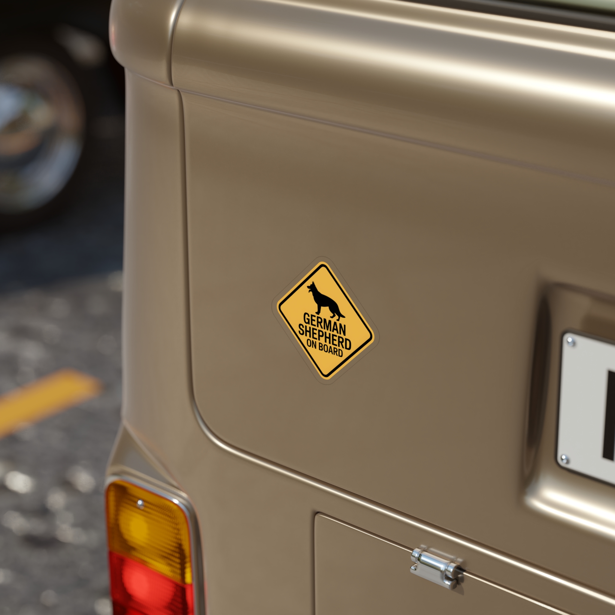 German Shepherd On Board Sticker - Image 8