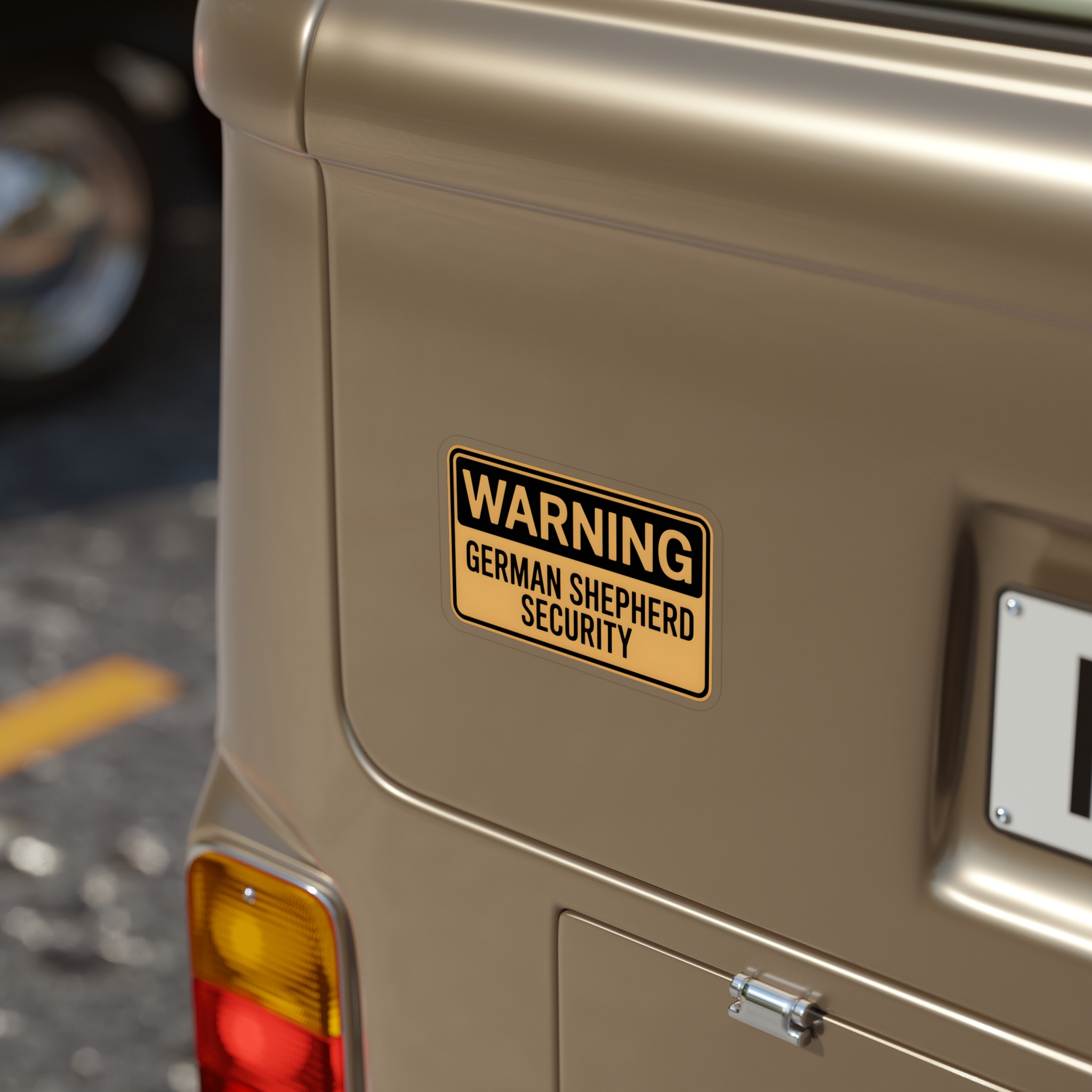 Warning German Shepherd Security Sticker, Guard Dog Warning Car Window Decal - Image 14