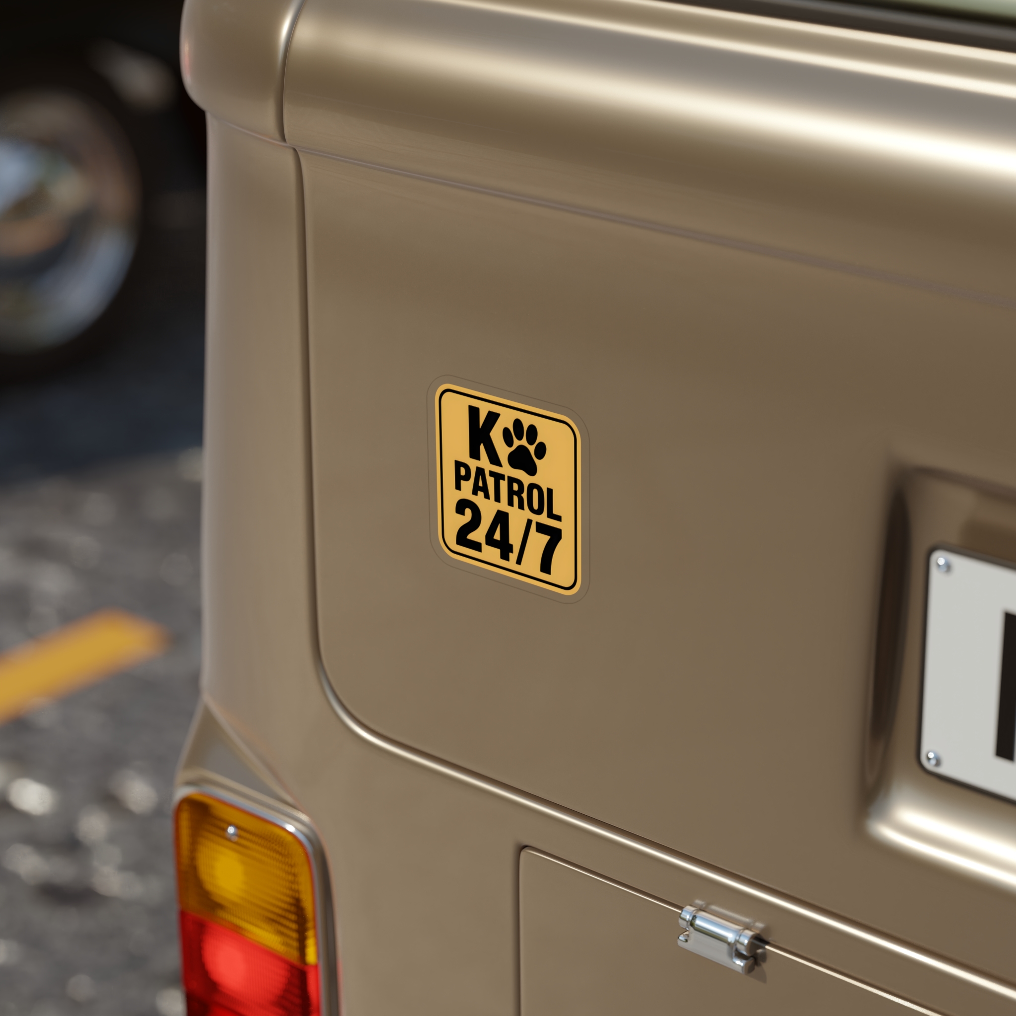 K9 Patrol 24/7 Sticker, Guard Dog Warning Decal, German Shepherd Security Sign, K9 Unit Car Window Sticker - Image 5