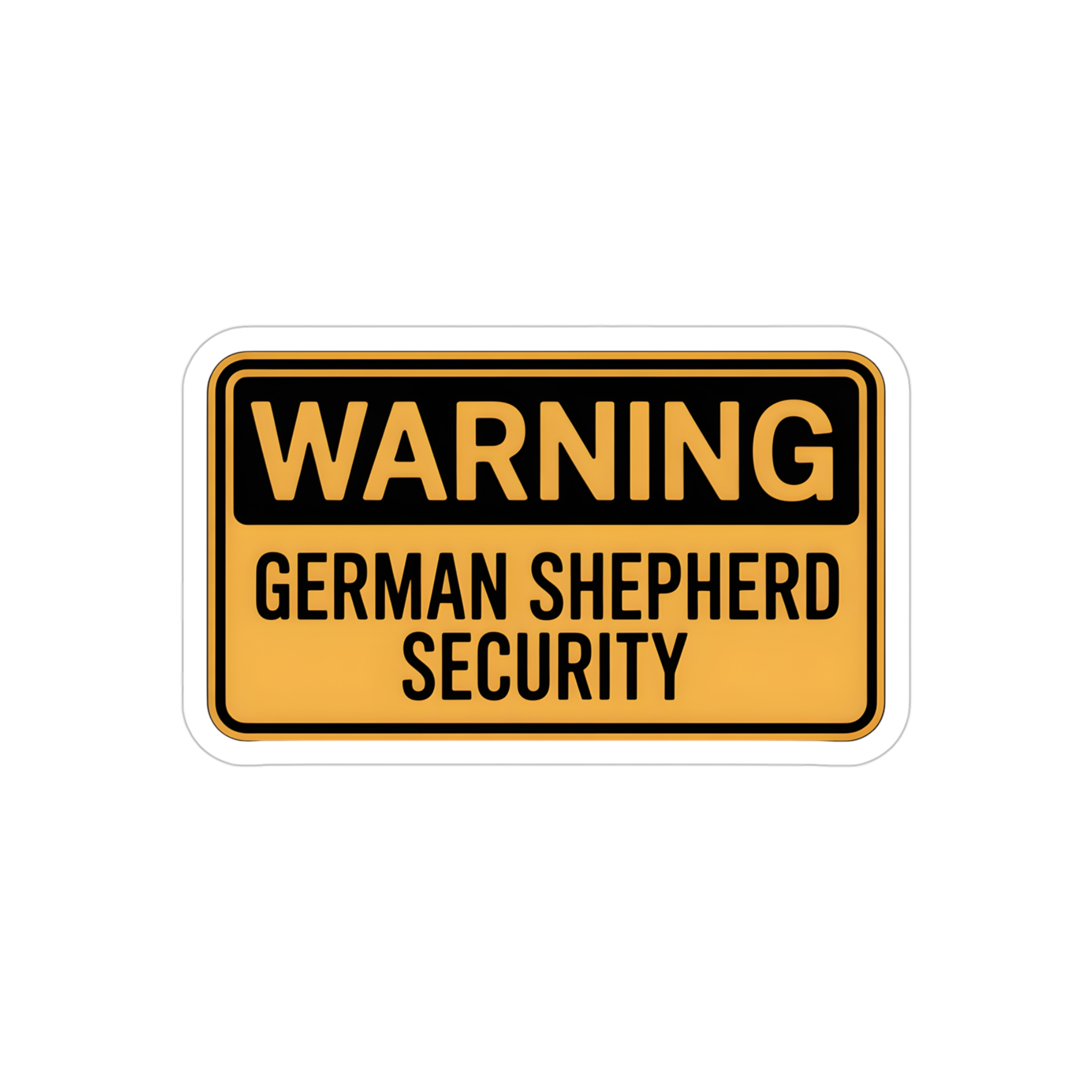 Warning German Shepherd Security Sticker, Guard Dog Warning Car Window Decal - Image 7