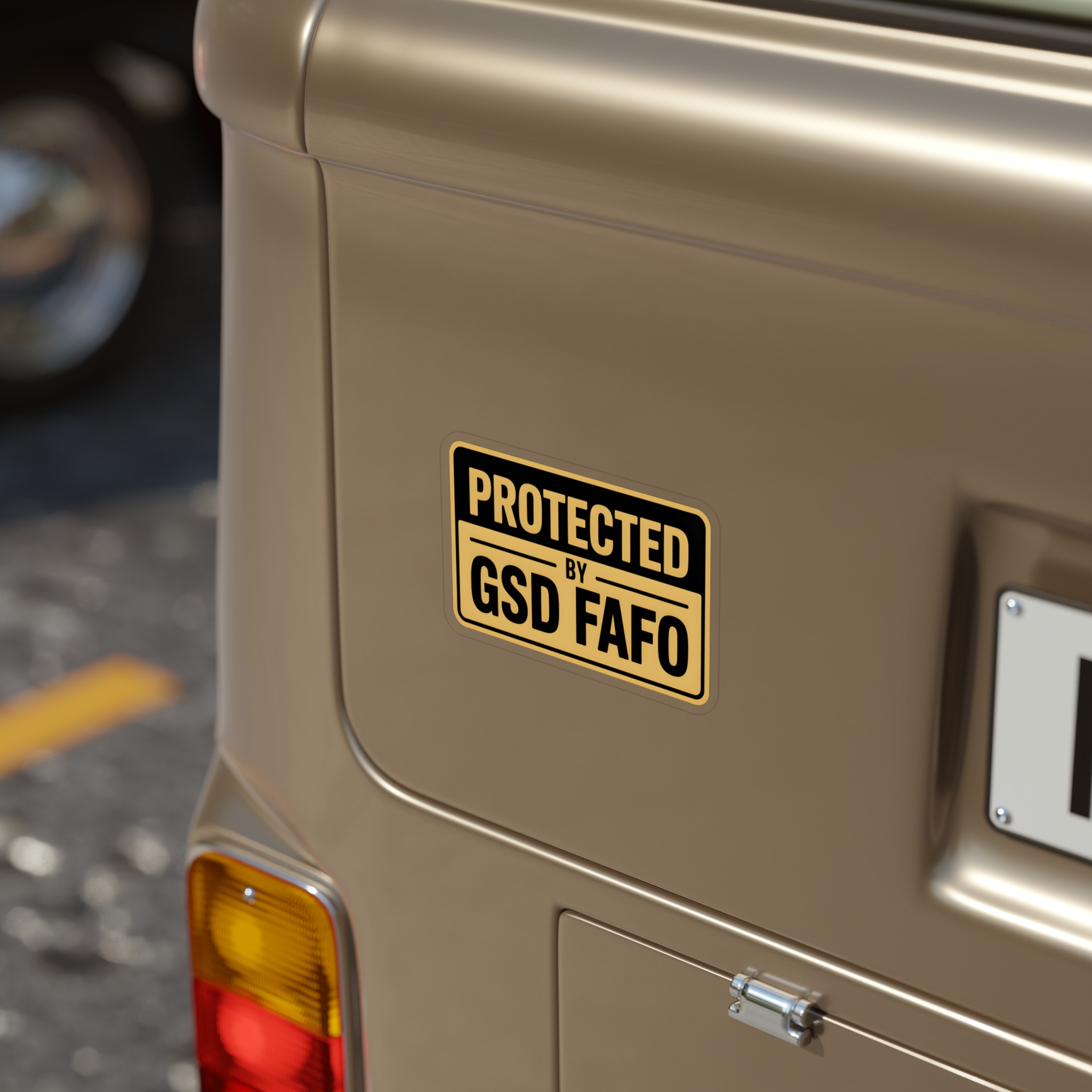 Protected By GSD FAFO Sticker, German Shepherd Security Decal, Funny Guard Dog Warning Sign, K9 Protection Car Window Sticker - Image 14