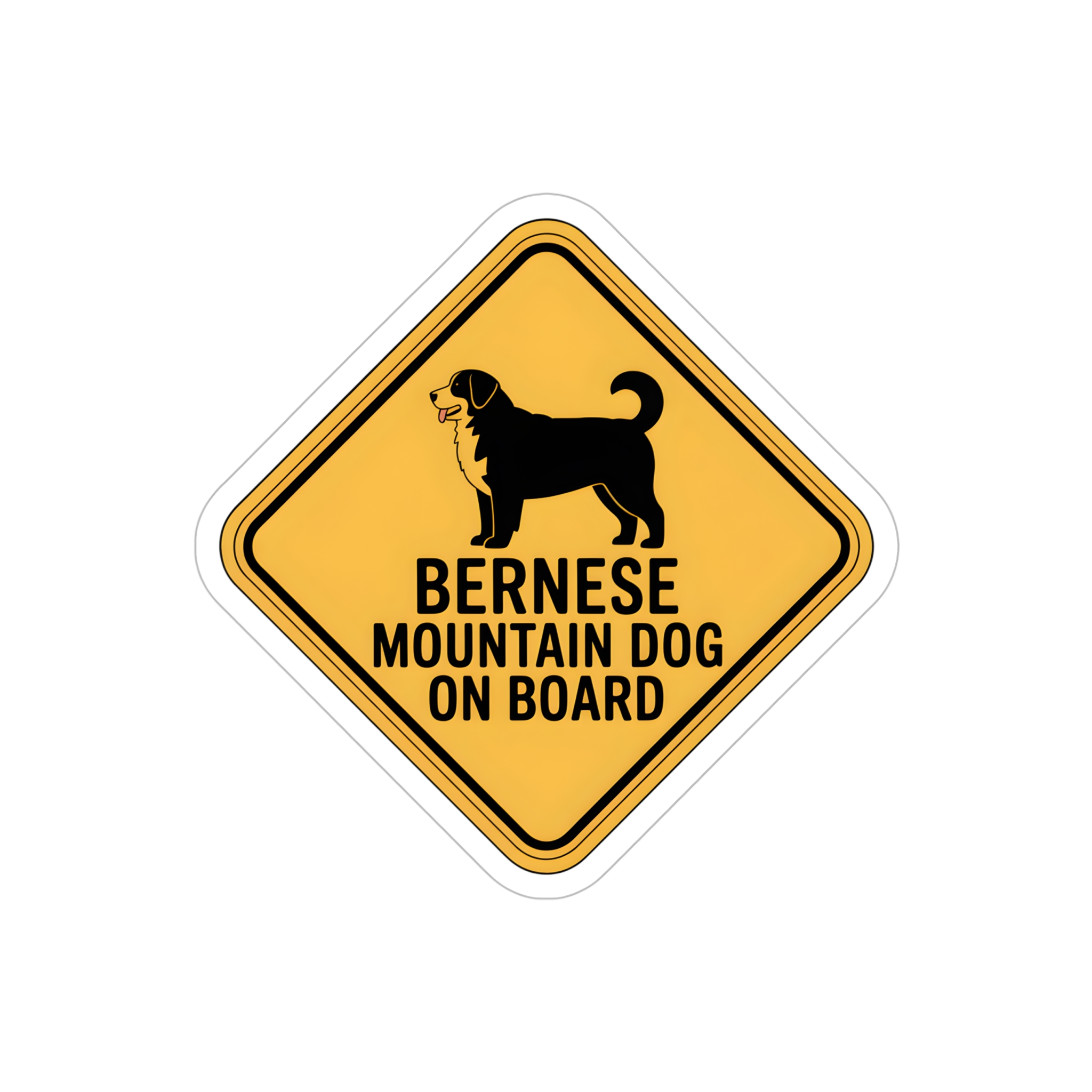 Bernese Mountain Dog On Board Sticker, Dog Car Decal, Large Breed Warning Sign, Pet Safety Sticker, Waterproof Outdoor Vinyl - Image 14