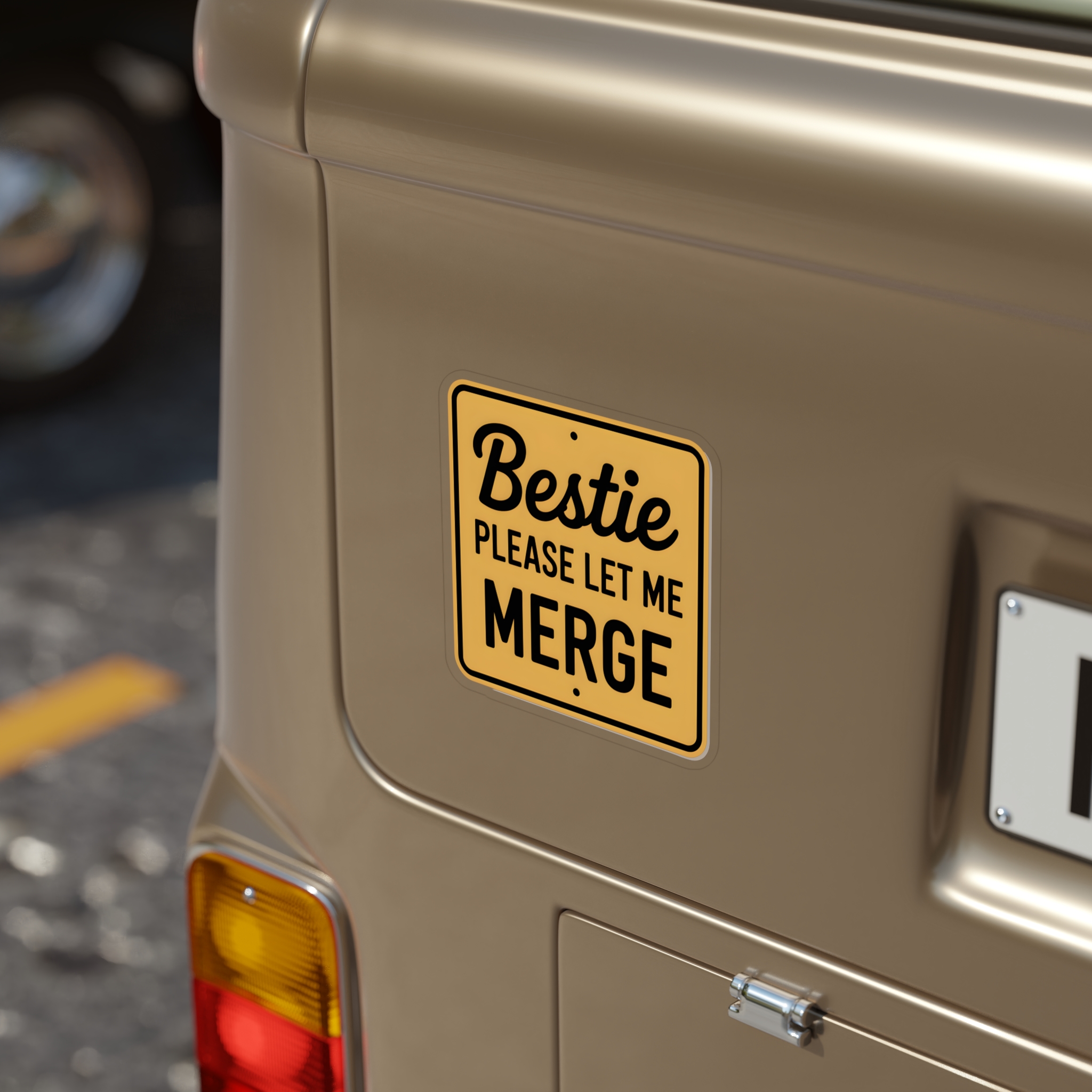 Bestie Please Let Me Merge Decal Funny Nervous Driver Sticker Cute Car Window Vinyl - Image 14