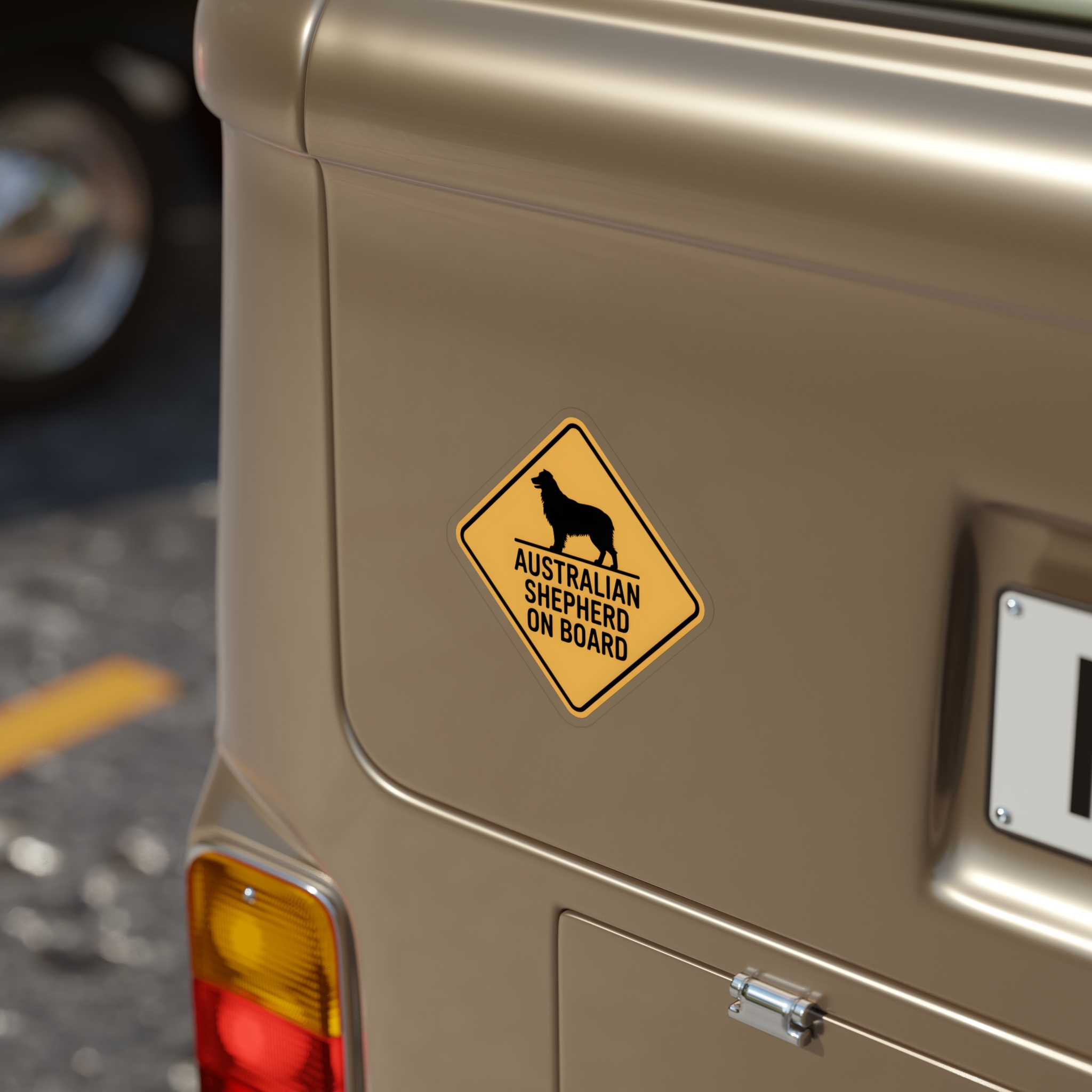 Australian Shepherd On Board Sticker | Die-Cut Outdoor Vinyl - Image 14