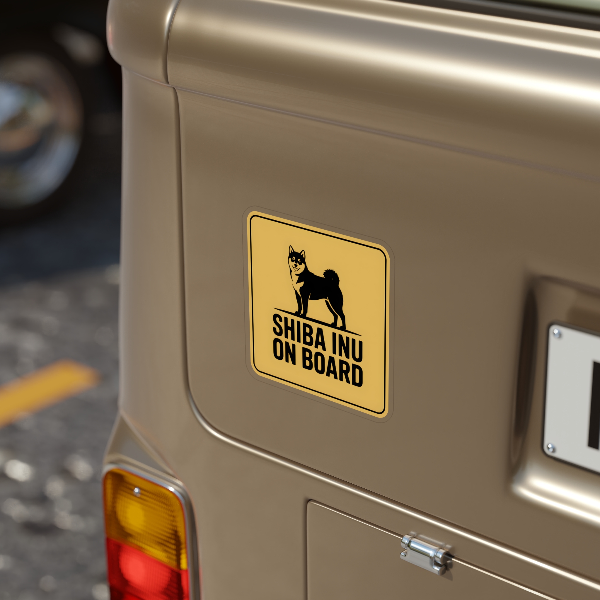 Shiba Inu On Board Sticker | Outdoor Die-Cut - Image 14
