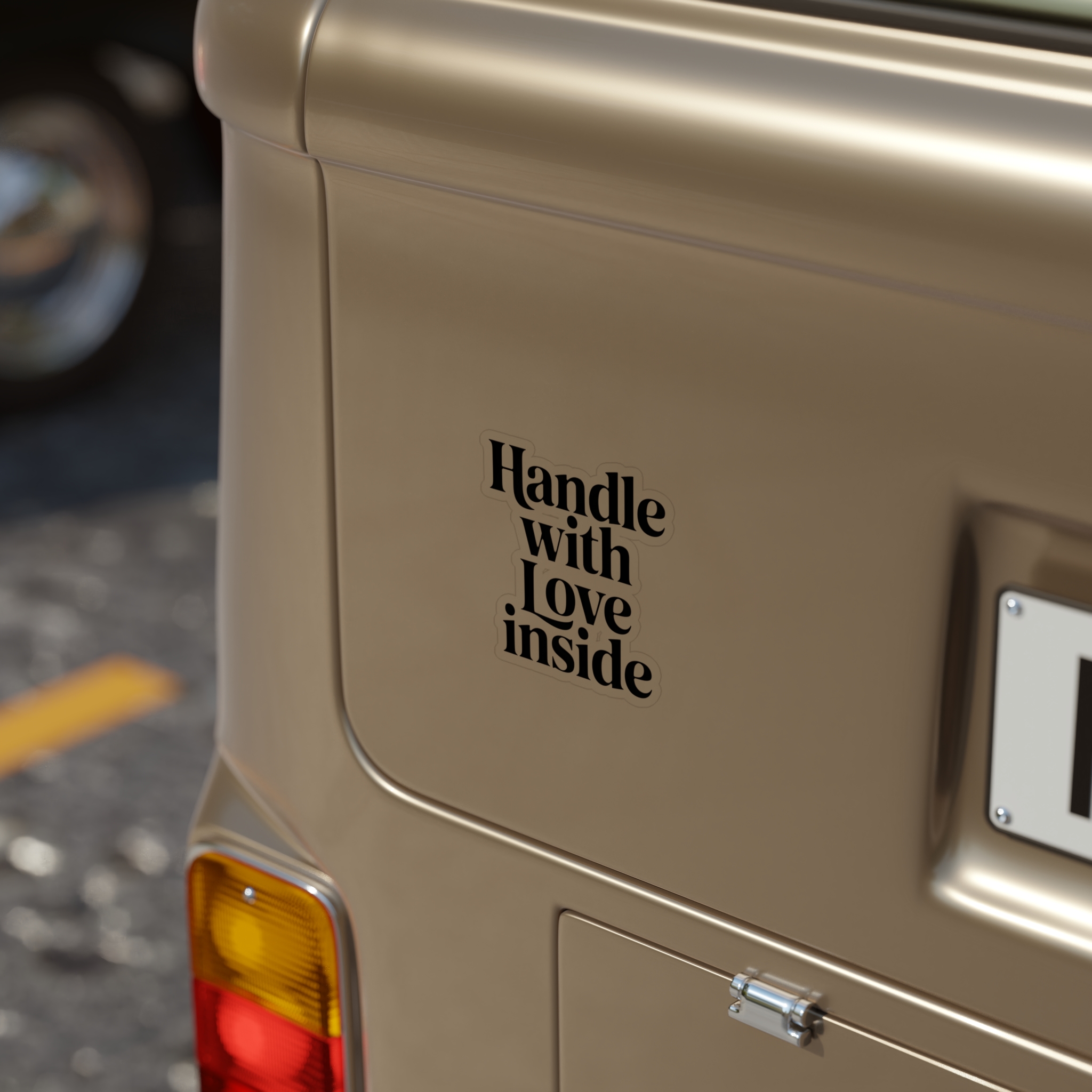 Handle With Love Inside Decal, Baby Safety Car Sticker, Cute Minimal Car Decal, Pregnancy Car Sticker, Family Gift Idea - Image 8