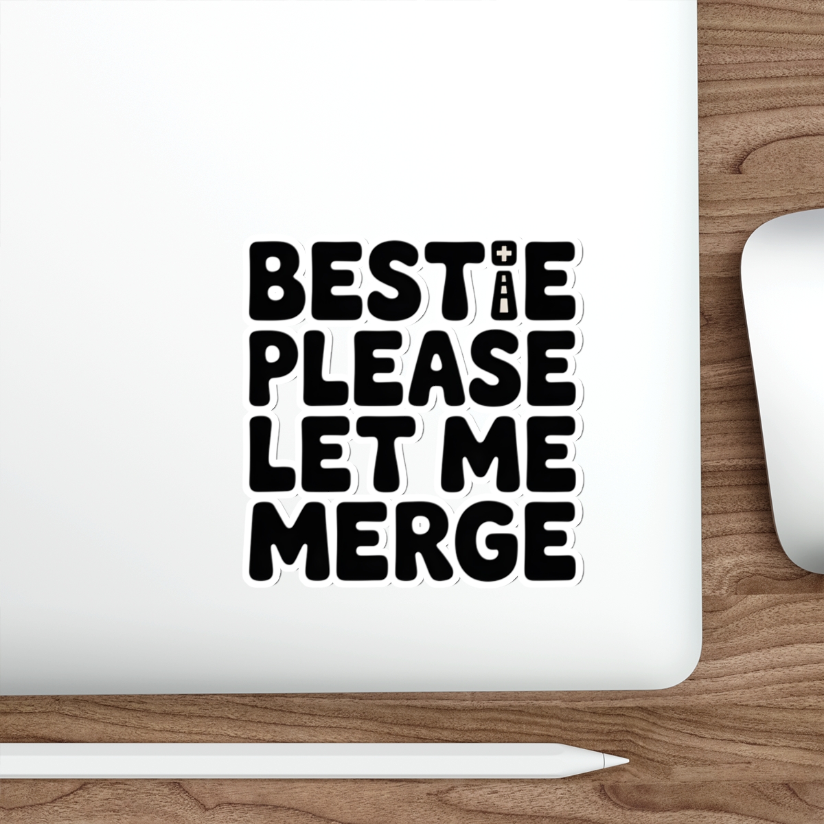 Bestie Please Let Me Merge Funny Car Sticker Cute Driver Meme Decal - Image 14