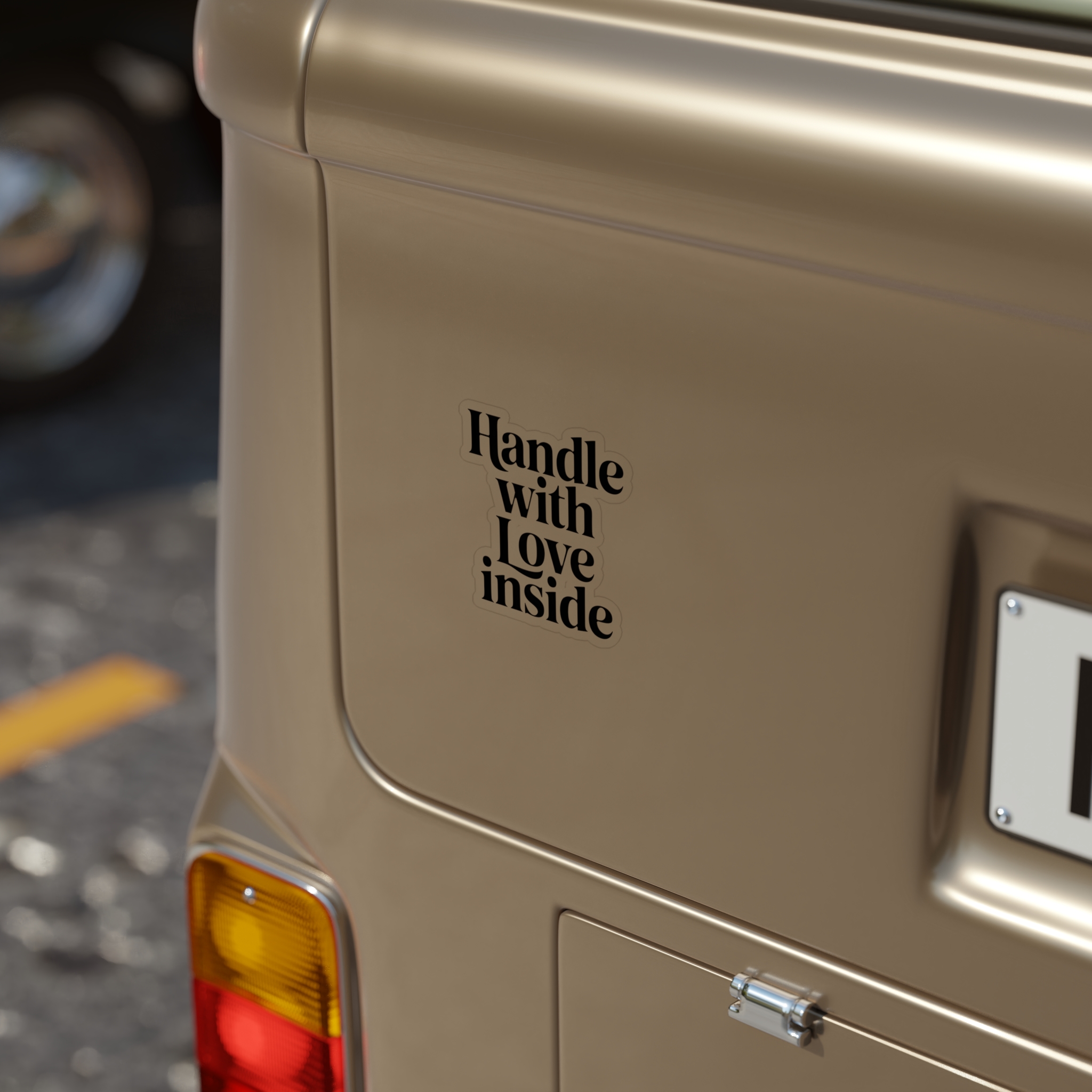 Handle With Love Inside Decal, Baby Safety Car Sticker, Cute Minimal Car Decal, Pregnancy Car Sticker, Family Gift Idea - Image 5