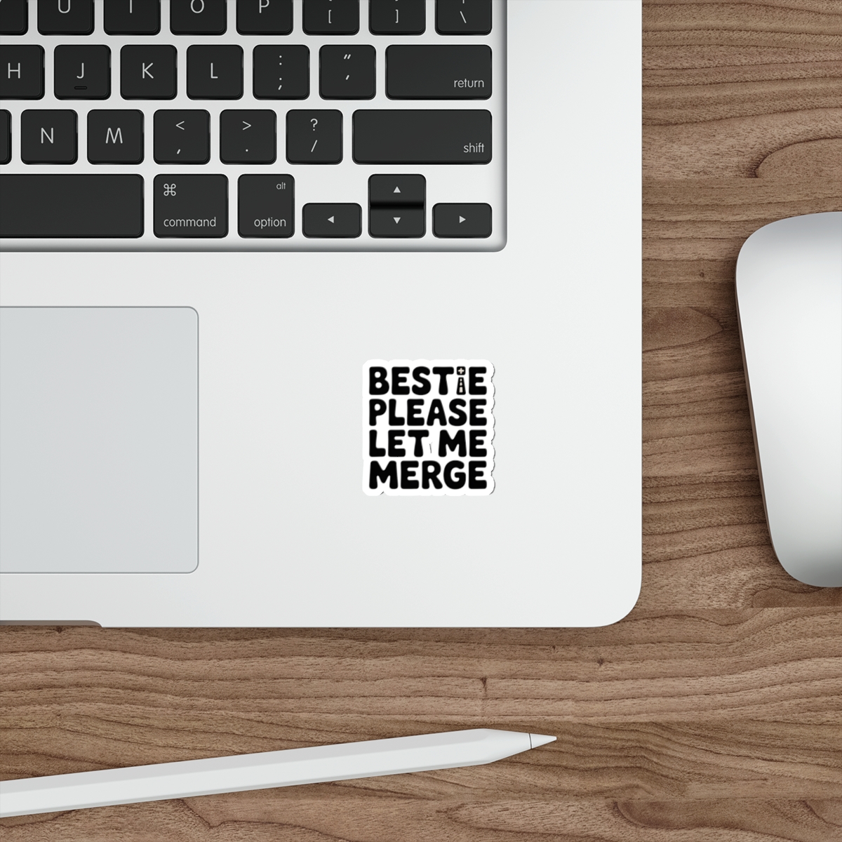 Bestie Please Let Me Merge Funny Car Sticker Cute Driver Meme Decal - Image 2
