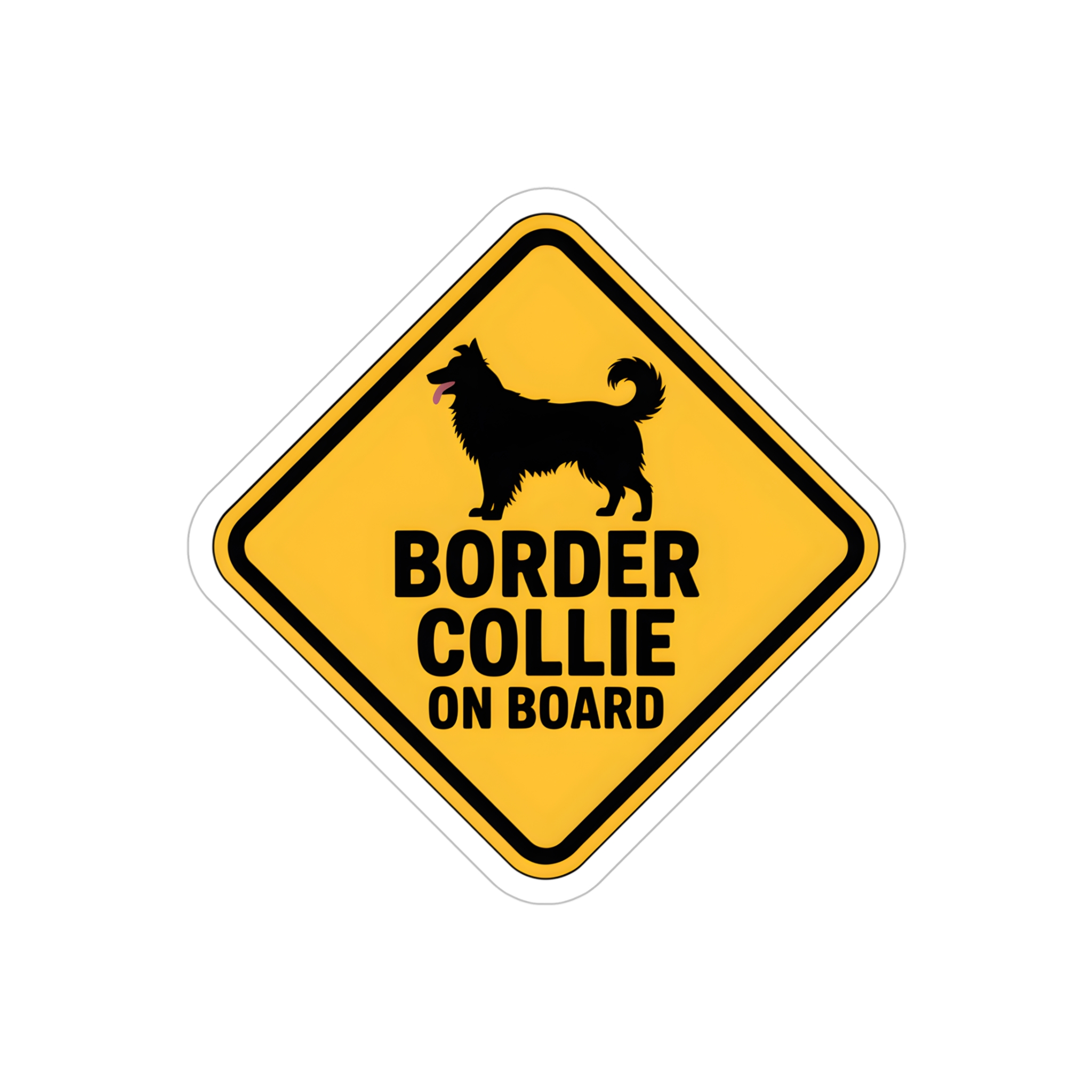 Border Collie On Board Sticker, Dog Car Decal, Herding Dog Sign, Pet Safety Sticker, Waterproof Outdoor Vinyl, Dog Lover Gift - Image 10