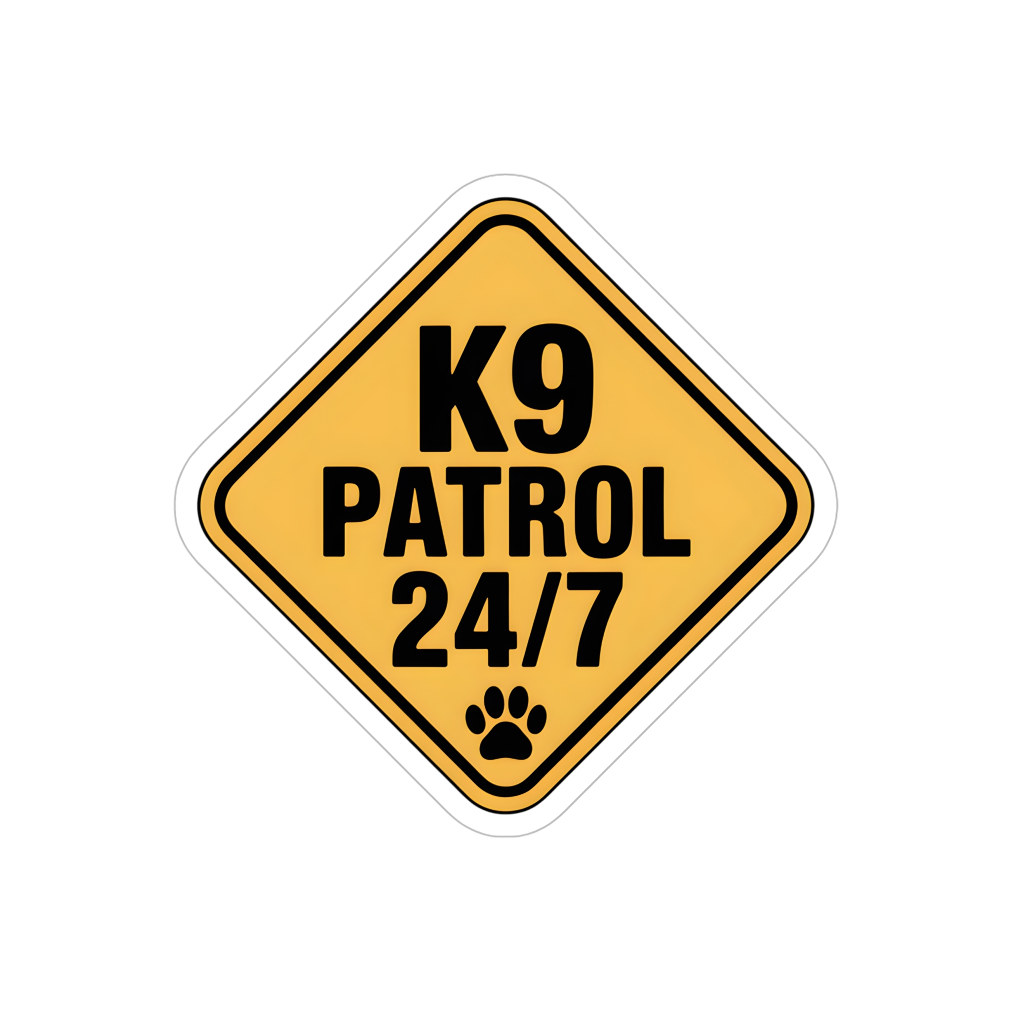 K9 Patrol 24/7 Sticker, Funny Guard Dog Warning Decal, German Shepherd Security Car Window Sticker - Image 13