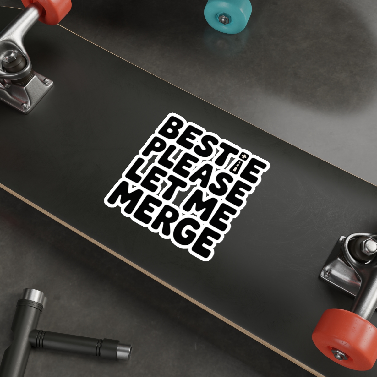 Bestie Please Let Me Merge Funny Car Sticker Cute Driver Meme Decal - Image 18