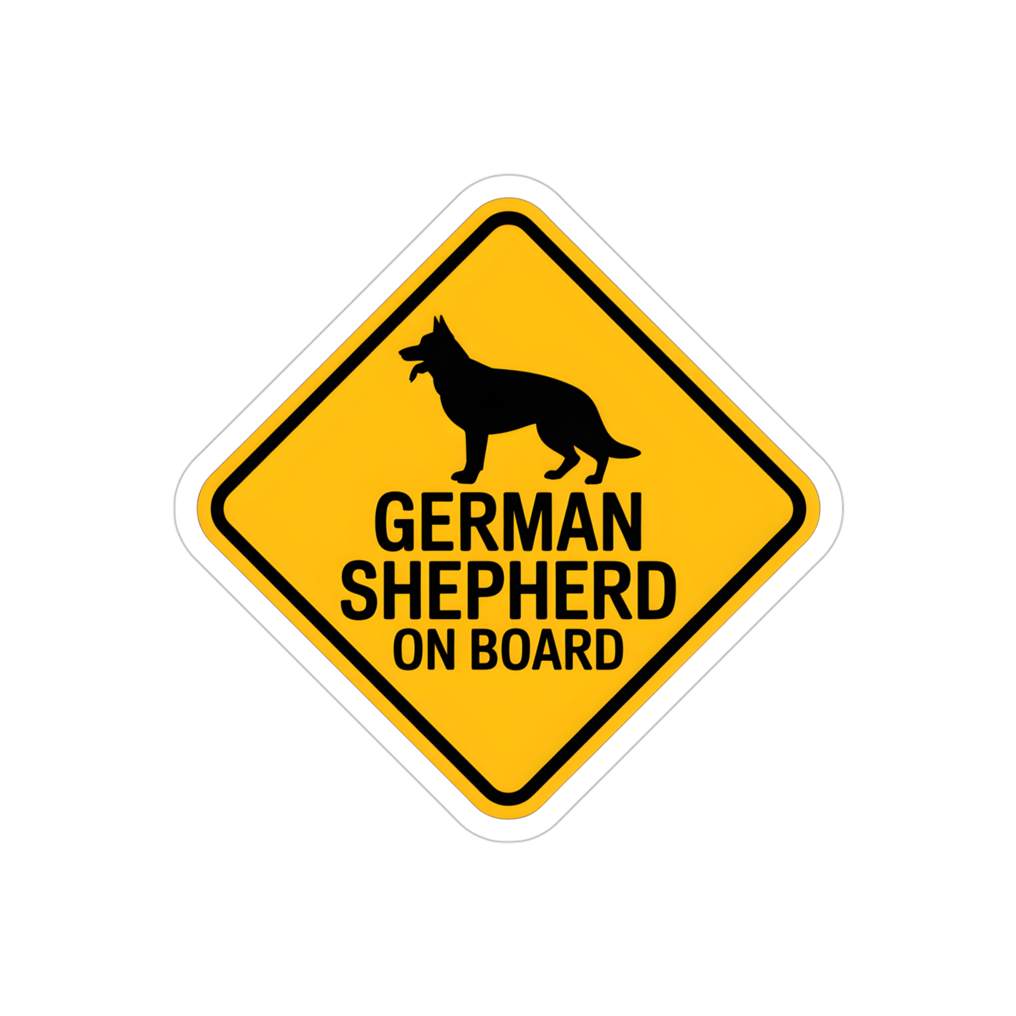 German Shepherd On Board Sticker - Image 7