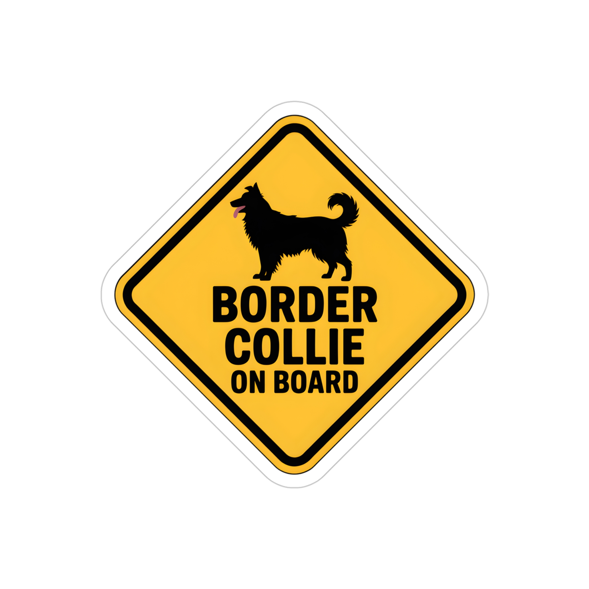 Border Collie On Board Sticker, Dog Car Decal, Herding Dog Sign, Pet Safety Sticker, Waterproof Outdoor Vinyl, Dog Lover Gift - Image 7