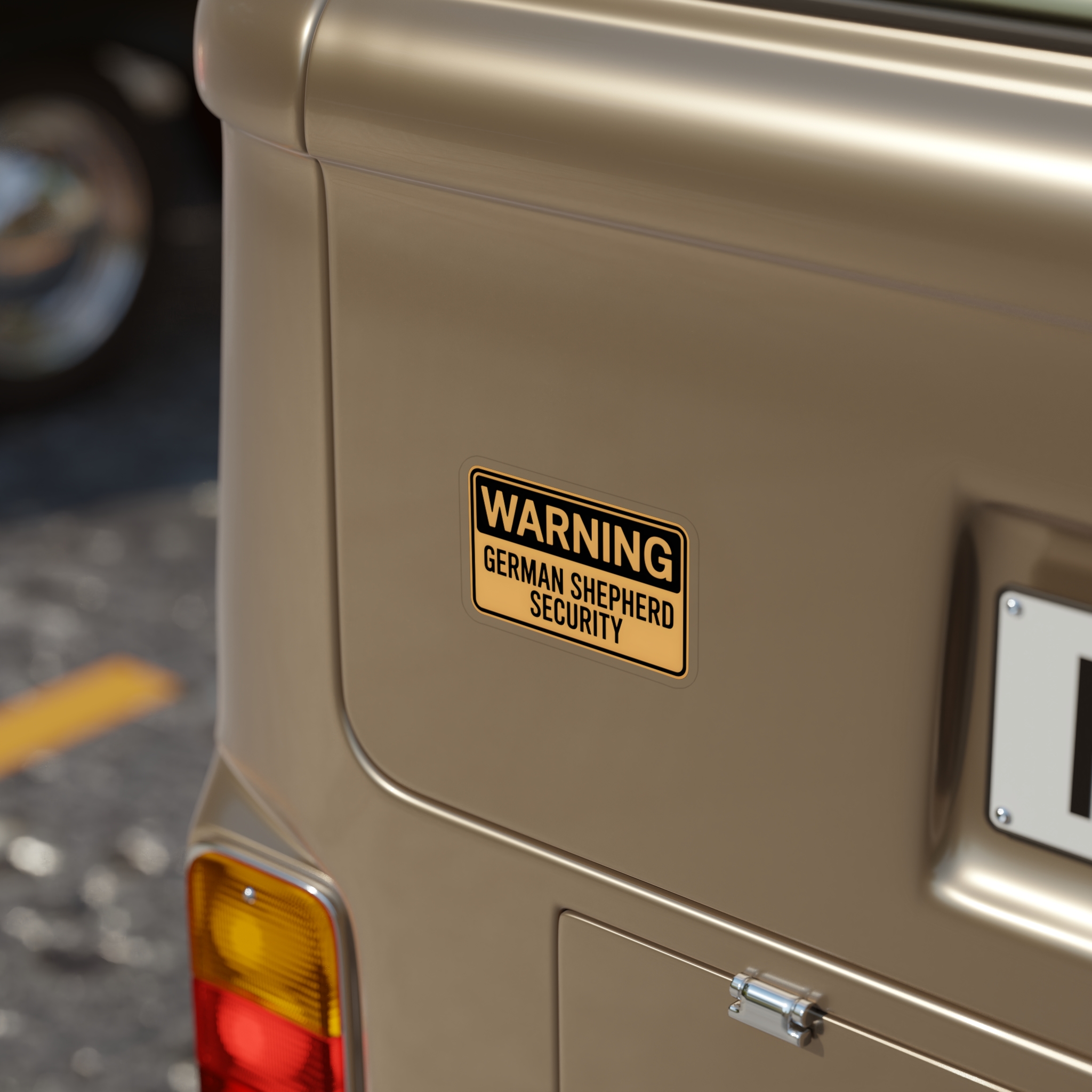 Warning German Shepherd Security Sticker, Guard Dog Warning Car Window Decal - Image 11
