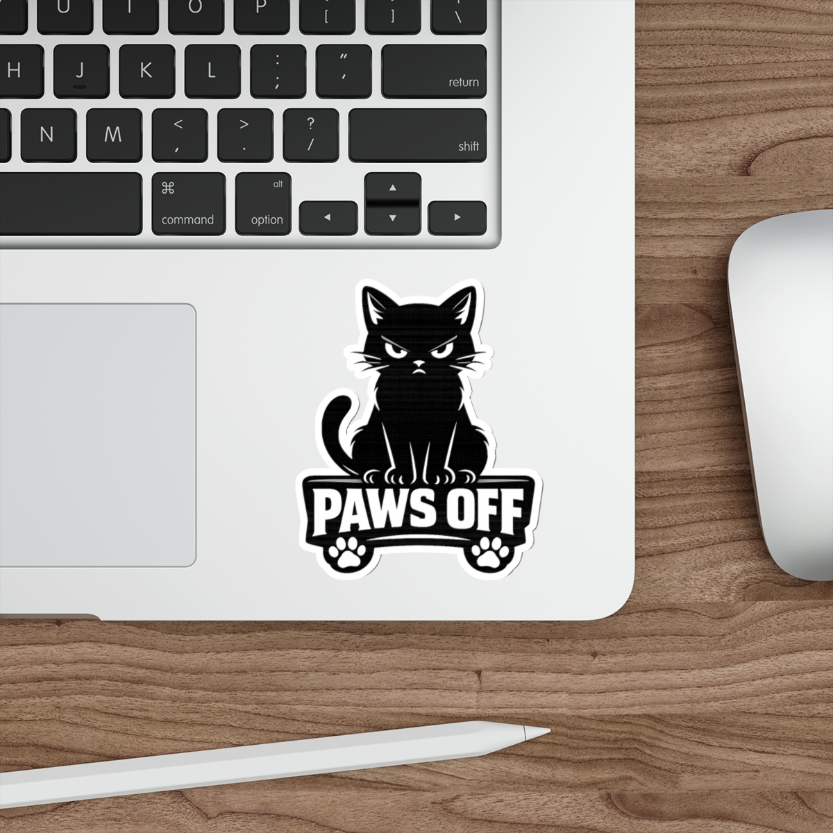 Paws Off Car Decal, Funny Black Cat Vinyl Sticker, Grumpy Cat Window Decal, Cat Lover Bumper Sticker, Sarcastic Car Accessories Gift - Image 8